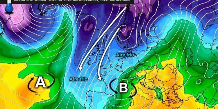 El cambio radical que se avecina en Vigo: frío y viento antes de una semana de lluvias persistentes