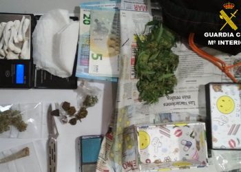 Detenido en Vincios por tráfico de drogas al ser sorprendido con estupefacientes en la terraza de un bar