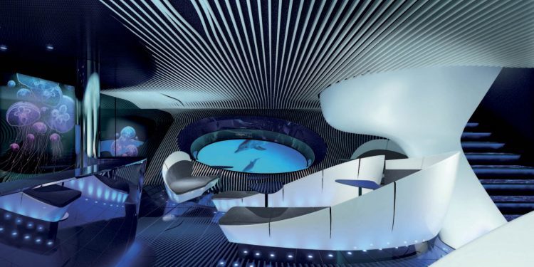 Así es «Le Champlain», el crucero de superlujo que atraca este martes en Vigo