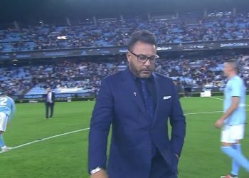 El monumental cabreo de Hugo Mallo tras el partido contra el Getafe