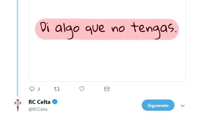 El sonoro ‘zasca’ del Celta a un seguidor del Deportivo en las redes sociales