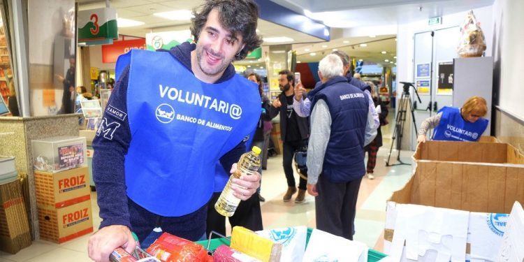 El reto de David Amor y el Banco de Alimentos: superar los 325.000 kilos de 2017