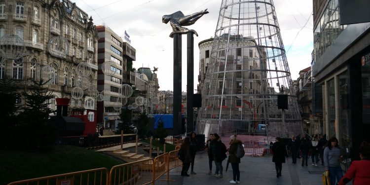 La Navidad de Vigo, referencia mediática, atrae todas las miradas de España