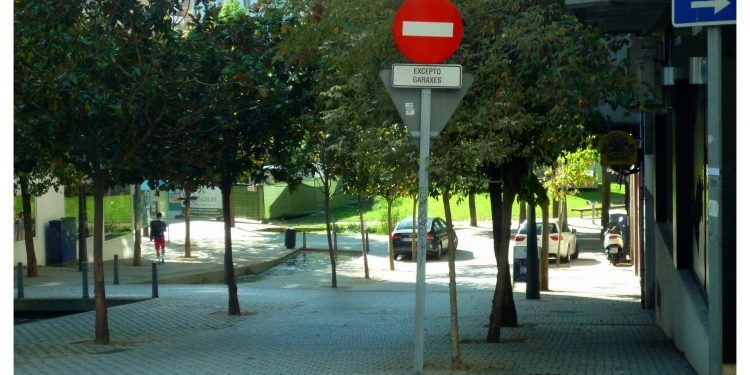 No es lugar para aparcar