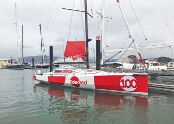 Barcos de la Ruta del Ron se refugian en Baiona
