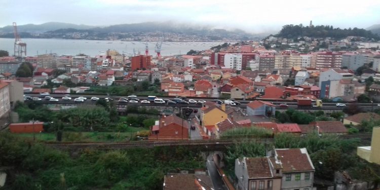 Atasco en la AP-9 por un accidente múltiple