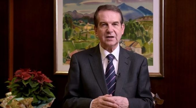 Caballero se adelanta al rey con el discurso de Navidad