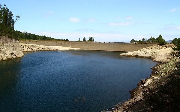 Baiona fará unha proba de advertencia por inundación da presa de Baíña