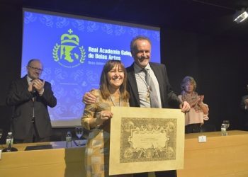 A pintora viguesa Menchu Lamas ingresa na Academia de Belas Artes