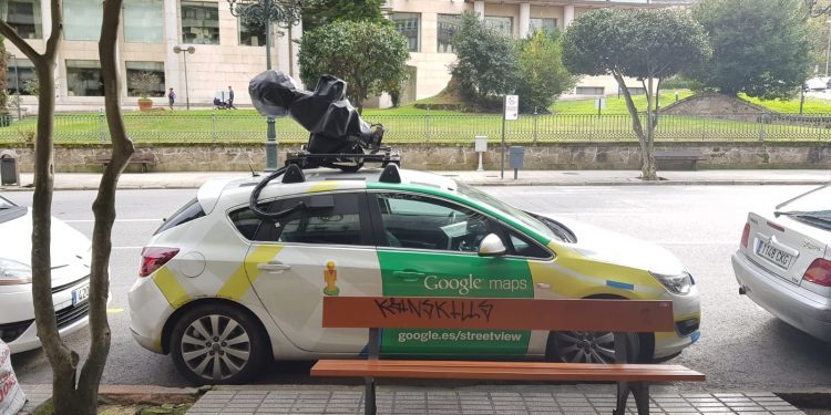 El coche de Google Maps recorre las calles viguesas