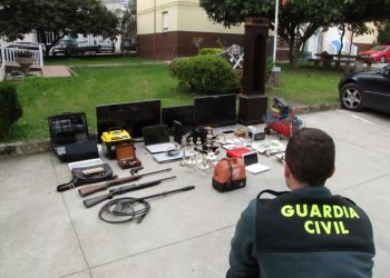 Tres detenidos en la comarca del Condado por trece robos en viviendas