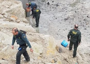 Finaliza la destrucción de 2.800 kilos de material pirotécnico en una cantera de Tui