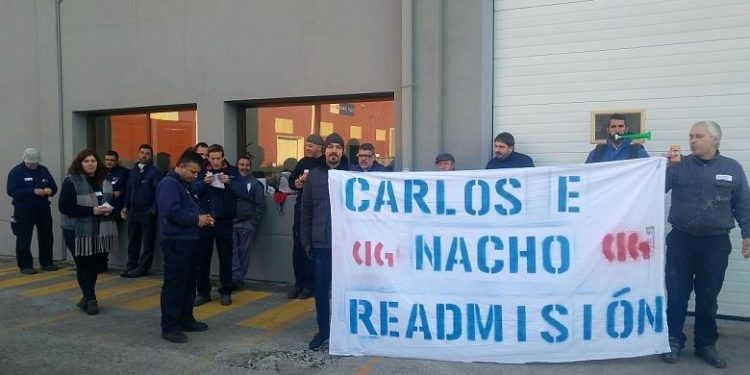 Paros no Cetec e manifestación para esixir a readmisión dos despedidos