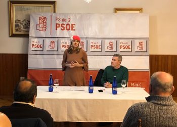 Silva ante os socialistas da Cañiza: «Acabouse a época do amiguismo na Deputación»