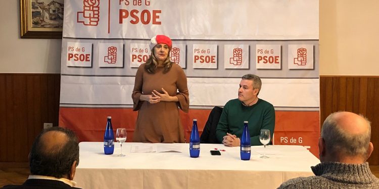 Silva ante os socialistas da Cañiza: «Acabouse a época do amiguismo na Deputación»