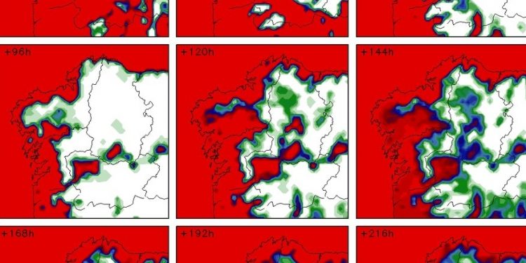 Vigo se librará de lo peor de la masa de frío polar, que sólo se hará sentir este jueves