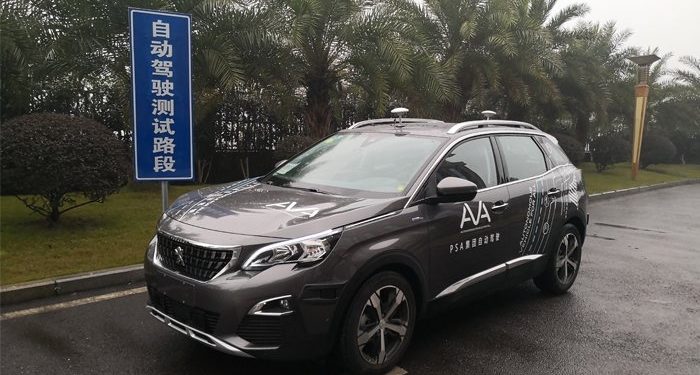 El coche autónomo fabricado en PSA Vigo inicia sus pruebas de conducción en China