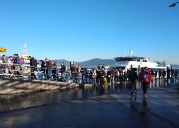 El primer viaje del año a Cíes se hace en la víspera de Reyes