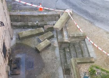 Ponteareas delimitará a fonte do Baratillo para reparala despois de que un coche chocara contra ela