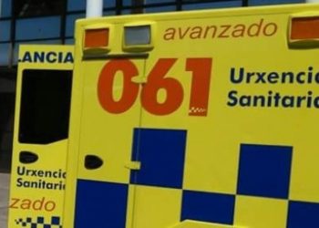 Tres heridos tras una salida de vía en Ponteareas