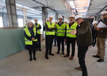 Las obras del nuevo edificio judicial de Tui estarán finalizadas después del verano