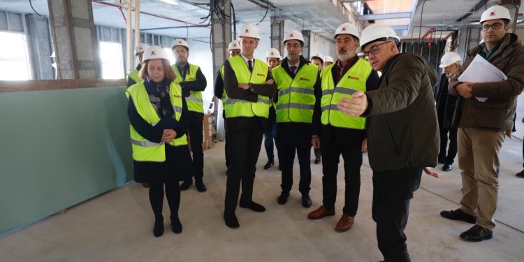Las obras del nuevo edificio judicial de Tui estarán finalizadas después del verano