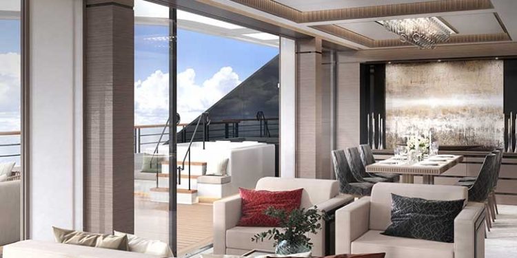 Así serán las suites del crucero de lujo que Barreras construye para Ritz Carlton en Vigo