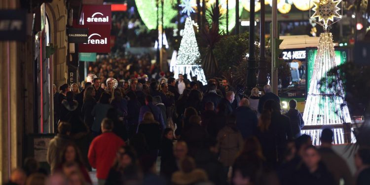 El retorno de las luces de Navidad de Vigo multiplicó por 25 el coste de la inversión