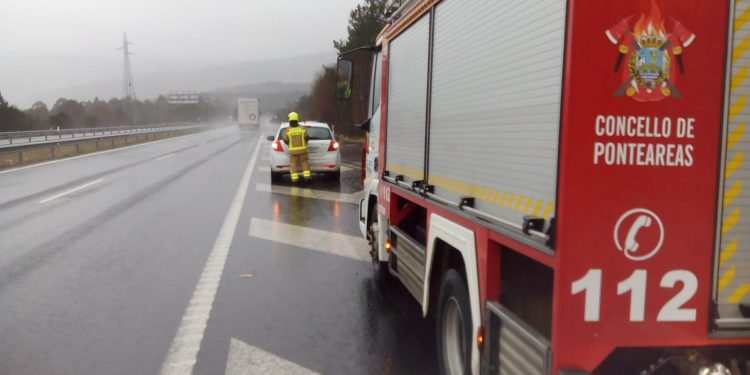 Una granizada provoca dos colisiones múltiples en la A-52 con ocho vehículos implicados