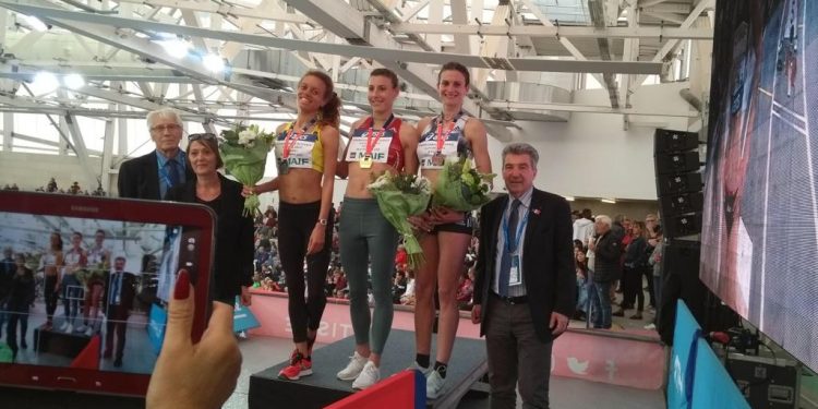 Grandes resultados de Becerril e Finot nos Campionatos Indoor de España e Francia