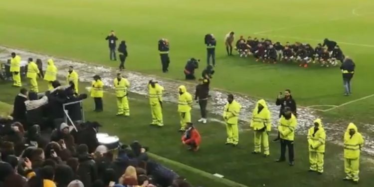 Así celebraron los jugadores del Celta la victoria con los aficionados
