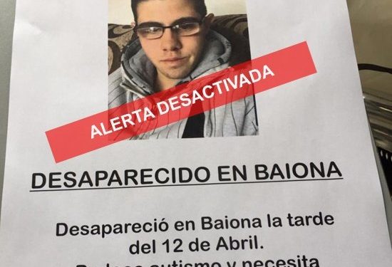 Localizado en buen estado el joven desaparecido en Baiona