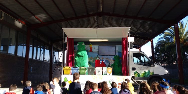 A canción coa que Dinoseto que ensina aos nenos a reciclar