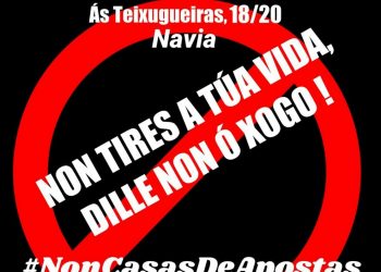 Navia convoca unha concentración contra a nova casa de apostas do barrio