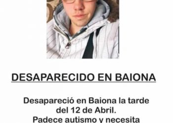 Buscan a un joven con TEA desaparecido este viernes en Baiona