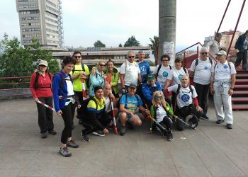 Discamino inicia en Vigo su cuarto Camino a Santiago con cinco personas sordociegas