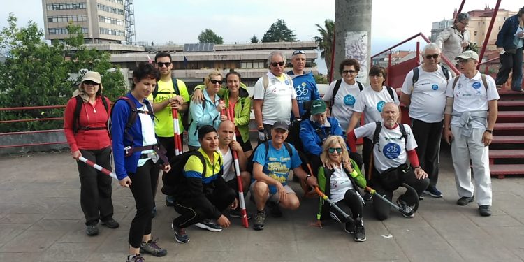 Discamino inicia en Vigo su cuarto Camino a Santiago con cinco personas sordociegas
