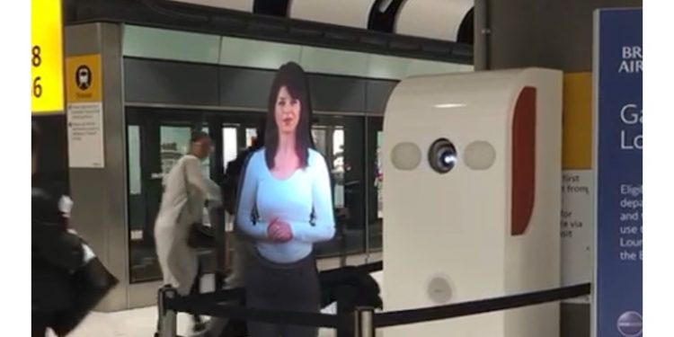 Un holograma casi humano