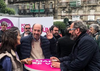 Marea de Vigo presenta a súa candidatura “na rúa e escoitando opinións e propostas”