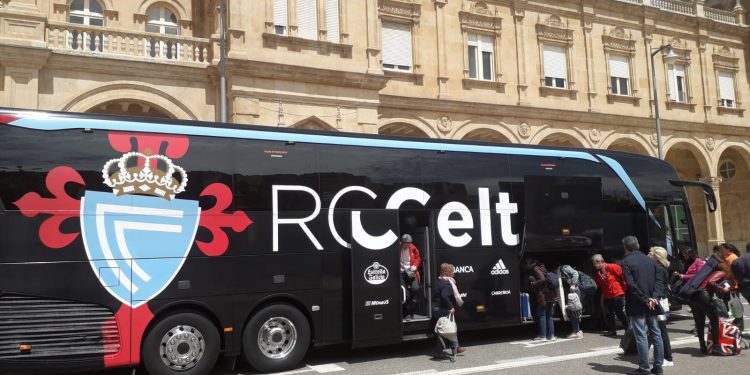 De Vigo a Zamora, en el bus del Celta