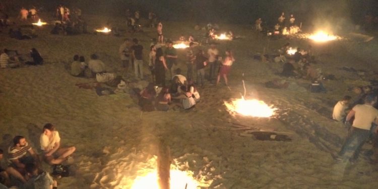 Fiesta de San Juan en Samil: el problema continúa