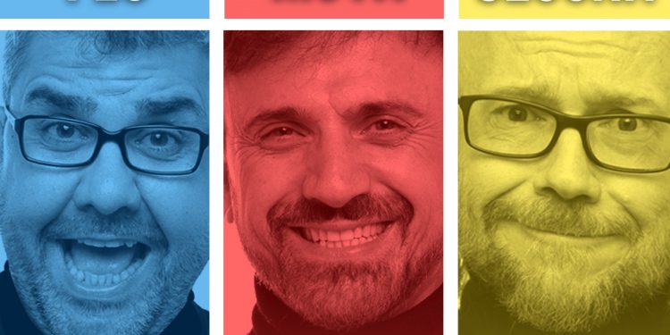 Flo, José Mota y Santiago Segura traen a Vigo su espectáculo de humor ‘Dos tontos y yo’