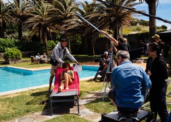 Primeiras imaxes da rodaxe de ‘Auga seca’ a serie policíaca que gravan en Vigo os produtores de ‘Hierro’