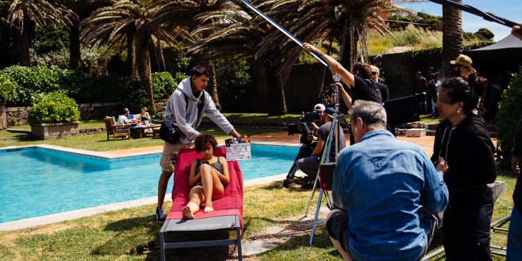 Primeiras imaxes da rodaxe de ‘Auga seca’ a serie policíaca que gravan en Vigo os produtores de ‘Hierro’