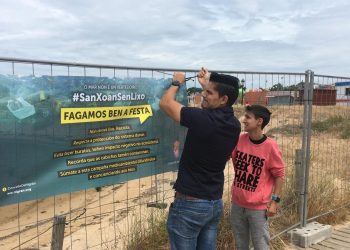 Nigrán blinda as dunas de Praia América e Panxón para o San Xoán