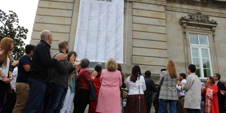 A Deputación lembra para sempre ás 1.000 mulleres asasinadas polo machismo