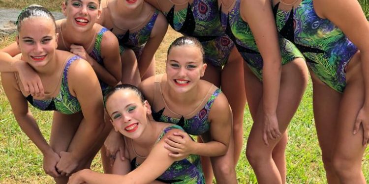 Las sirenas del Náutico, subcampeonas de España de Verano en categoría Infantil