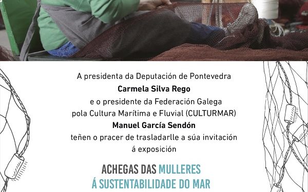 A Guarda acolle a mostra da Deputación sobre as mulleres e a sustentabilidade do mar