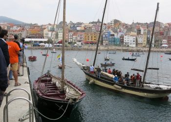 El Encontro de A Guarda bautiza a cuatro nuevas embarcaciones tradicionales