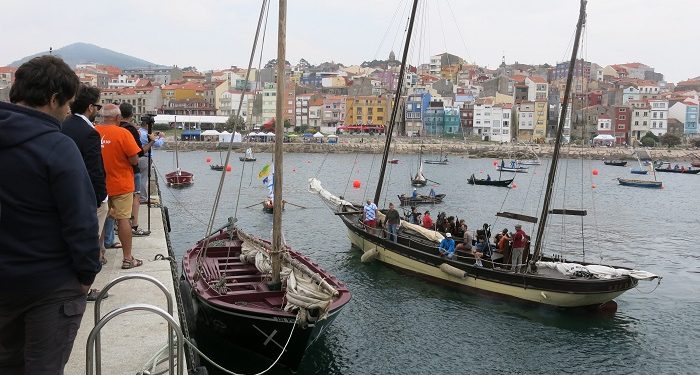 El Encontro de A Guarda bautiza a cuatro nuevas embarcaciones tradicionales